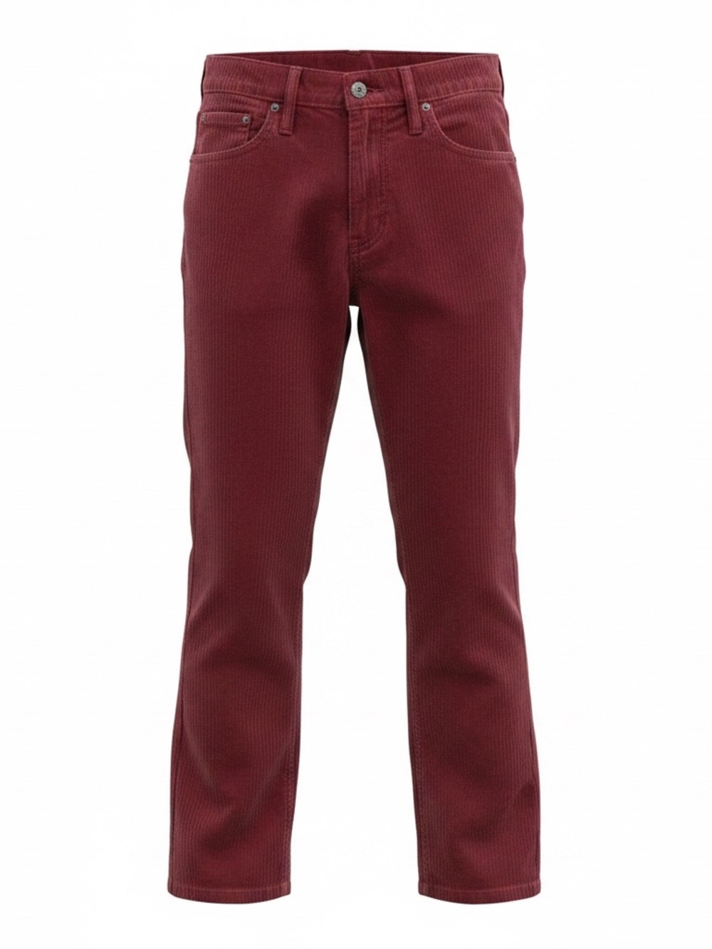 Levi's 514 Corduroy Red Jeans Men 30X32 Retro‎ Black Tab Straight Leg Waist 30”